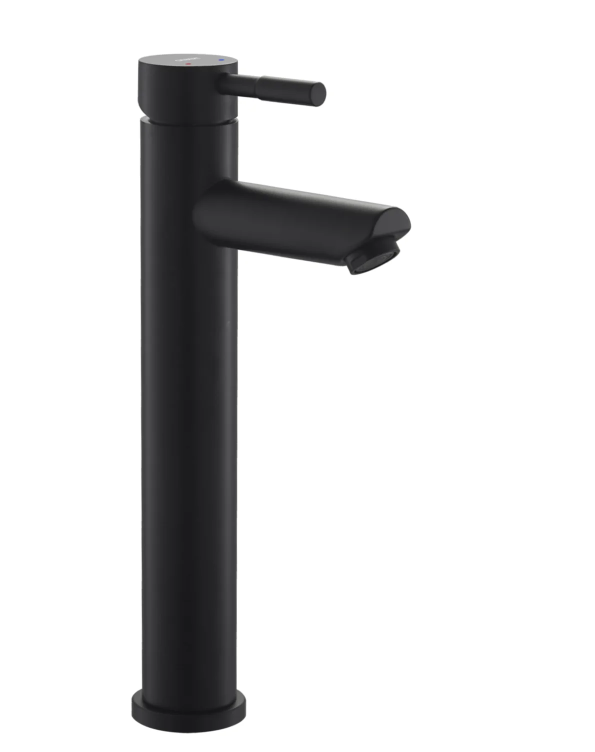 Черный gebert GB11201 LOFT cмеситель для умывальника, высокий излив, на столешницу
