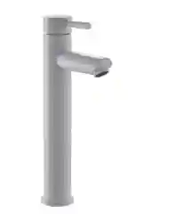 Белый gebert GB11201 LOFT cмеситель для умывальника, высокий излив, на столешницу
