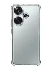 Прозрачный противоударный чехол для Xiaomi Redmi Turbo 3/ Poco F6 силиконовый BROSCORP усиленные углы