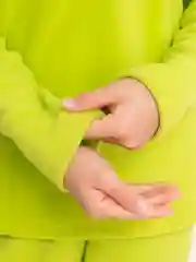 Салатовый костюм детский, флисовый, Утенок