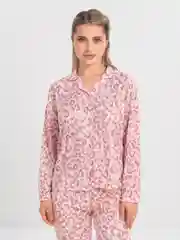 Тёмно-розовый пижама женская