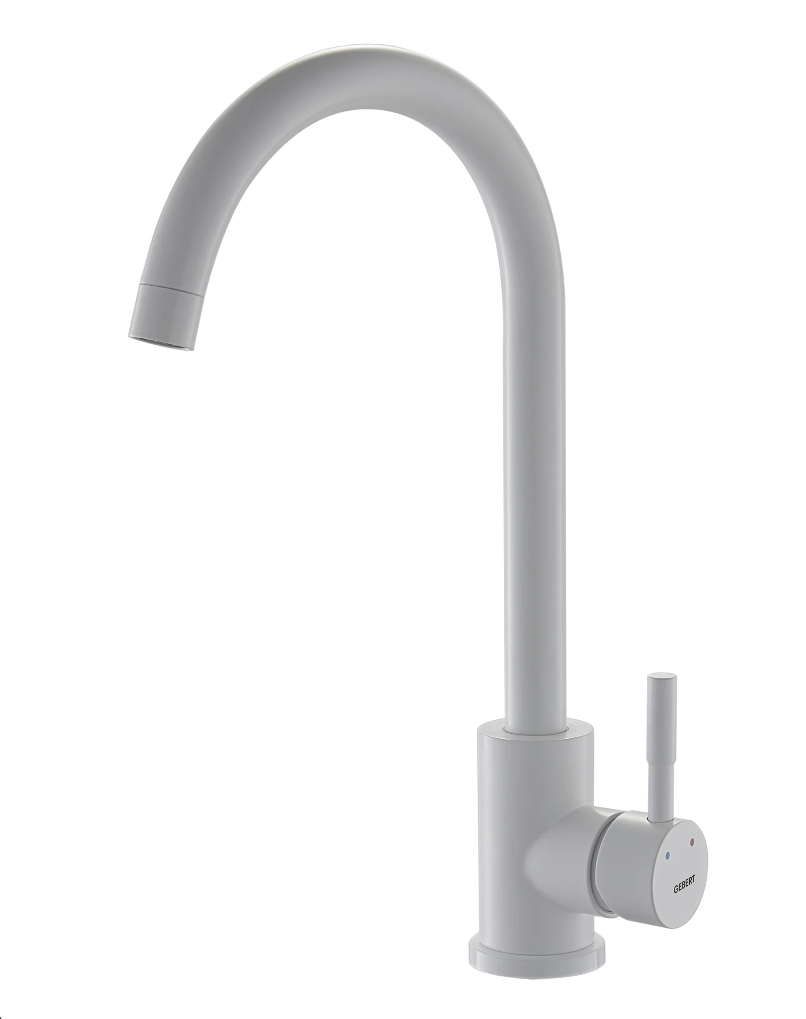 Серый металлик gebert GB14001 LOFT cмеситель для кухни, высокий излив, нержавеющая сталь