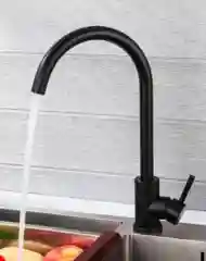 Черный gebert GB14001 LOFT cмеситель для кухни, высокий излив, нержавеющая сталь