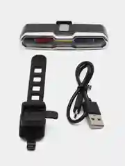 Задний велофонарь SF-0306 светодиодный COB LED, 3-х цветный / Фонарь задний для велосипеда