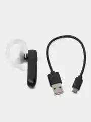 Черный гарнитура наушник беспроводная B4 PRO Bluetooth v5.3 для телефона русский язык уведомлений