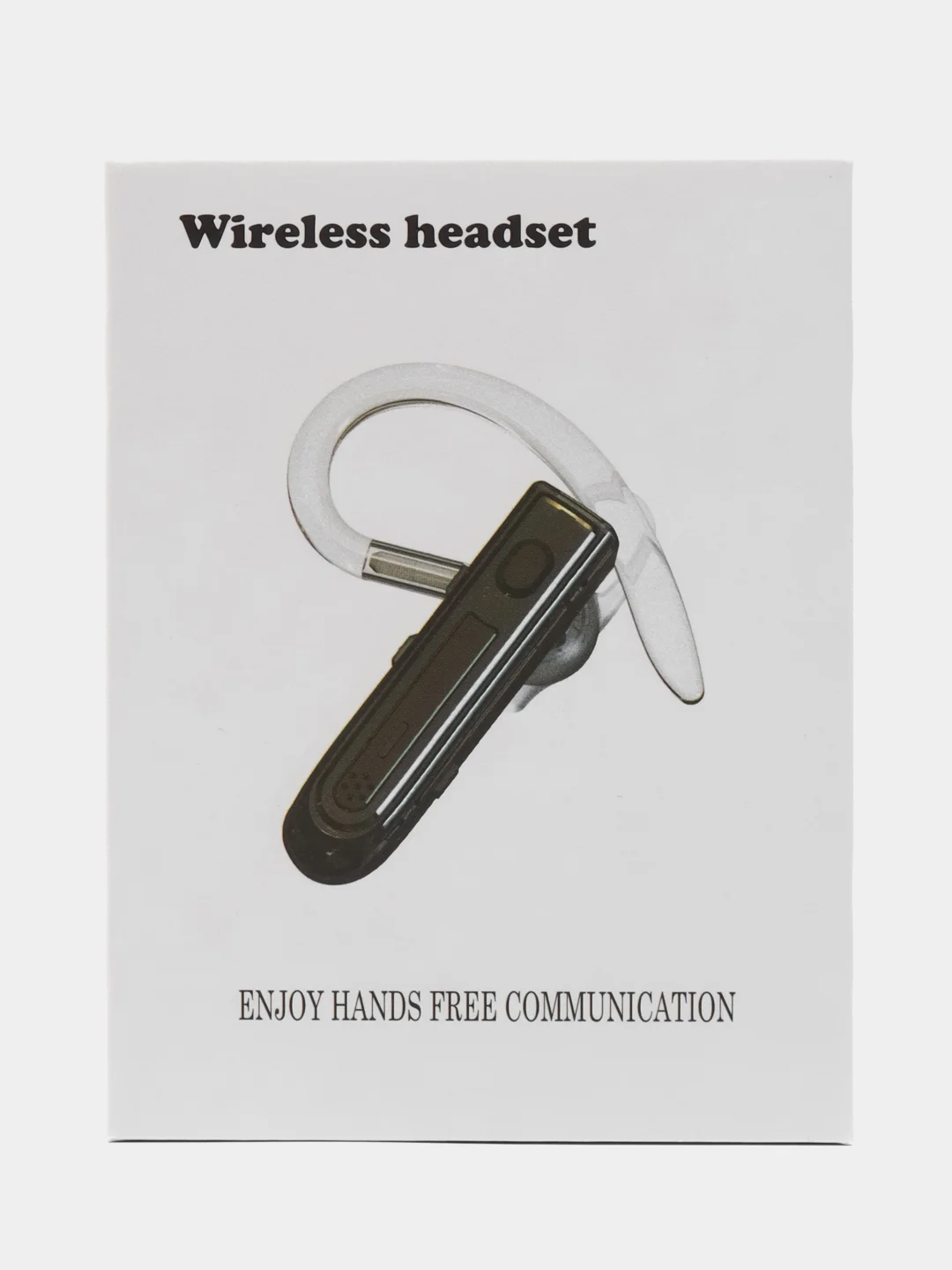 Черный гарнитура наушник беспроводная B4 PRO Bluetooth v5.3 для телефона русский язык уведомлений