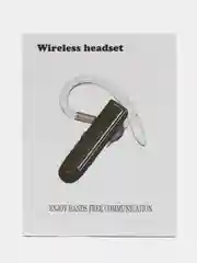 Черный гарнитура наушник беспроводная B4 PRO Bluetooth v5.3 для телефона русский язык уведомлений