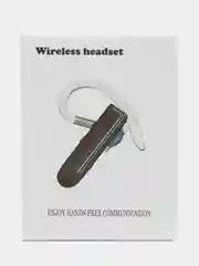 Белый гарнитура наушник беспроводная B4 PRO Bluetooth v5.3 для телефона русский язык уведомлений