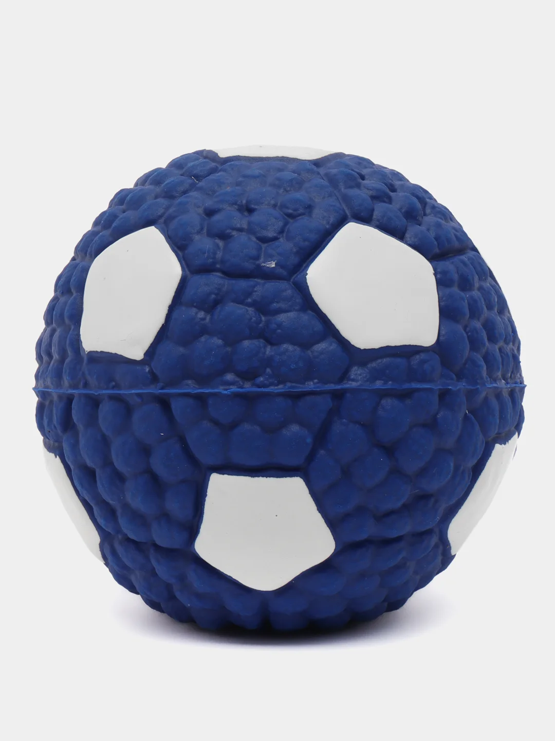 Синий игрушка мяч для собак 9,5см с пищалкой