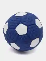 Синий игрушка мяч для собак 9,5см с пищалкой