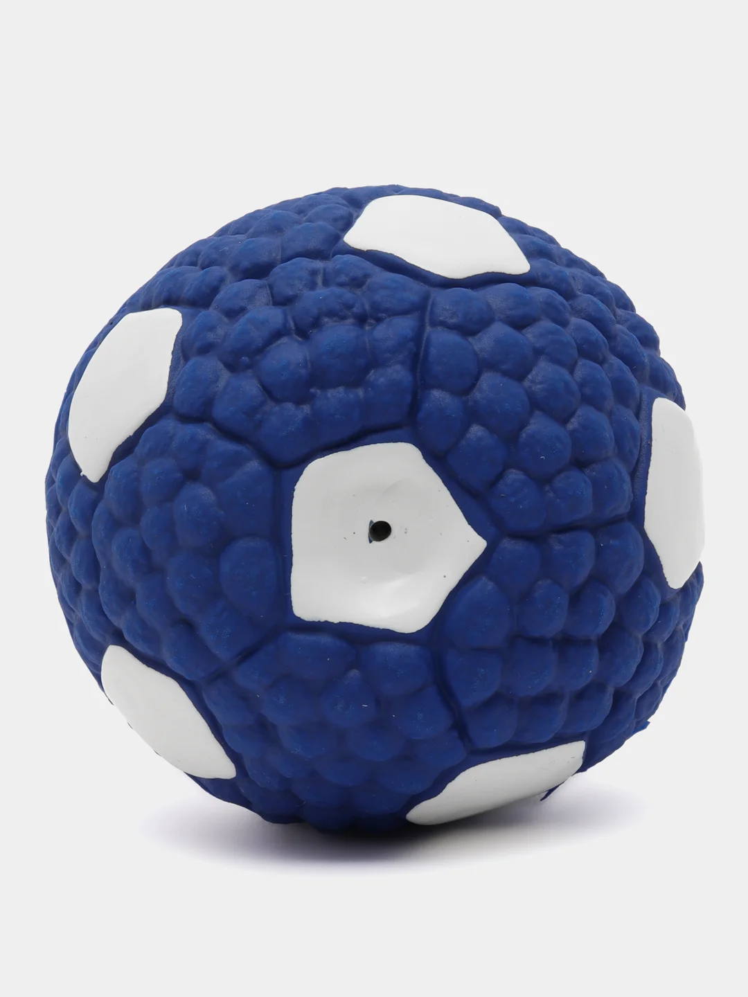 Синий игрушка мяч для собак 9,5см с пищалкой