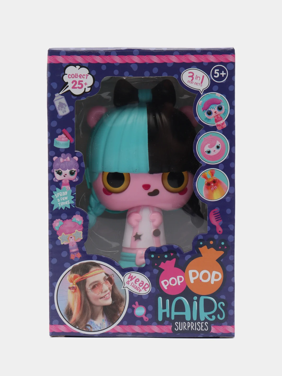 Игрушка Pop Pop Hair Surprise Кукла с расческой и аксессуарами