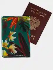 Зеленый обложка на паспорт, обложка для паспорта