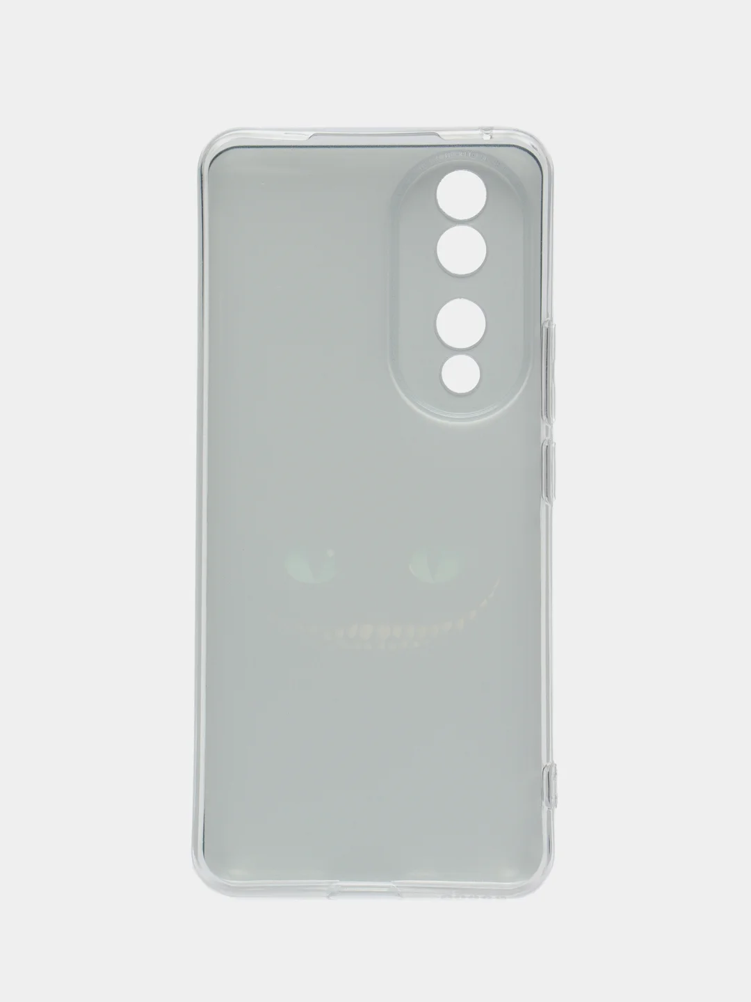 Черный силиконовый чехол на Honor 90 (Хонор 90), прозрачный, с рисунком
