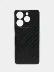 Хаки чехол на Tecno Spark 10 Pro (Текно Спарк 10 Про), прозрачный, с рисунком, защита камеры