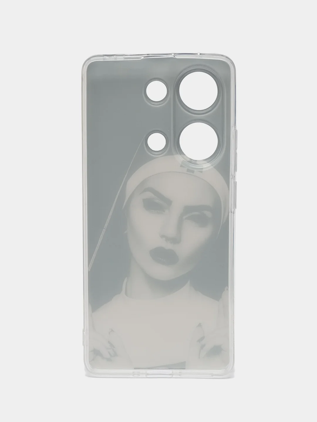 Бронзовый чехол на Xiaomi Redmi Note 13 Pro 4G/Poco M6 Pro 4G, прозрачный, с рисунком, защита камеры