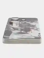 Песочный хаки чехол на Xiaomi Redmi Note 13 Pro 4G/Poco M6 Pro 4G, прозрачный, с рисунком, защита камеры