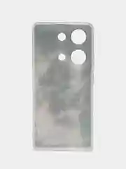 Песочный хаки чехол на Xiaomi Redmi Note 13 Pro 4G/Poco M6 Pro 4G, прозрачный, с рисунком, защита камеры