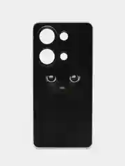 Шоколадный чехол на Xiaomi Redmi Note 13 Pro 4G/Poco M6 Pro 4G, прозрачный, с рисунком, защита камеры