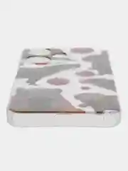 Терракотовый чехол на Infinix Hot 30i (Инфиникс Хот 30и) с рисунком, прозрачный