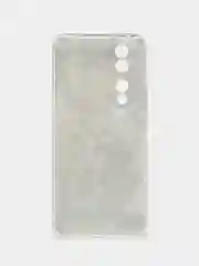 Серый металлик силиконовый чехол на Honor 90 (Хонор 90), прозрачный, с рисунком