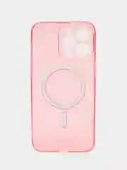 Розовый чехол Premium MagSafe на iPhone 11, 12, 13, 14 Pro Max, айфон,магсейф,про макс,силиконовый