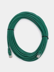 Патчкорд UTP кат.5E RJ-45 вилка <--> RJ-45 вилка, зеленый, 10 м.
