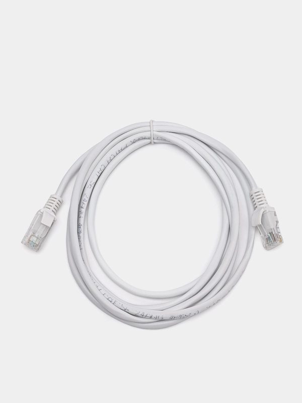 Патчкорд UTP кат.5E RJ-45 вилка <--> RJ-45 вилка, серый, 2 м.