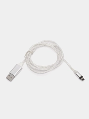 Магнитный кабель Pro Legend USB 2.0 A вилка <--> Lightning (iphone 5/6/7), белый 1 м.