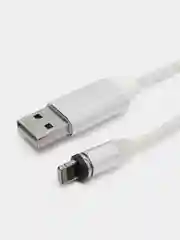 Магнитный кабель Pro Legend USB 2.0 A вилка <--> Lightning (iphone 5/6/7), белый 1 м.