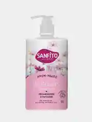 Крем-мыло Sanfito Sensitive, Полевые цветы, Увлажнение и питание, 1 л