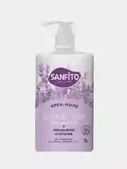 Крем-мыло Sanfito Sensitive, Лавандовые поля, Увлажнение и питание, 1 л