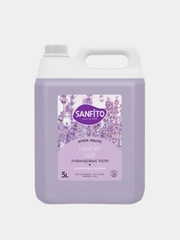 Крем-мыло Sanfito Sensitive, Лавандовые поля, Увлажнение и питание, 5 л