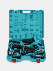 Набор инструментов Makita 4 в 1 шуруповерт,перфоратор, УШМ, гайковерт