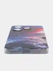 Угольный чехол на Tecno Spark 10 Pro (Текно Спарк 10 Про), прозрачный, с рисунком, защита камеры