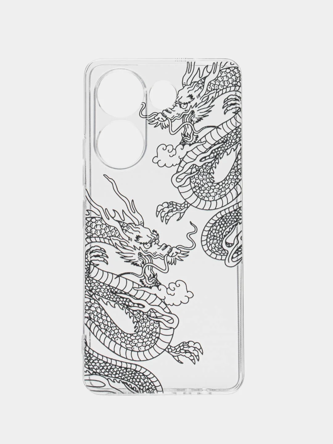 Пудровый чехол на Tecno Camon 20/20 Pro 4G (Текно Камон 20/20 Про 4G), с рисунком, защита камеры
