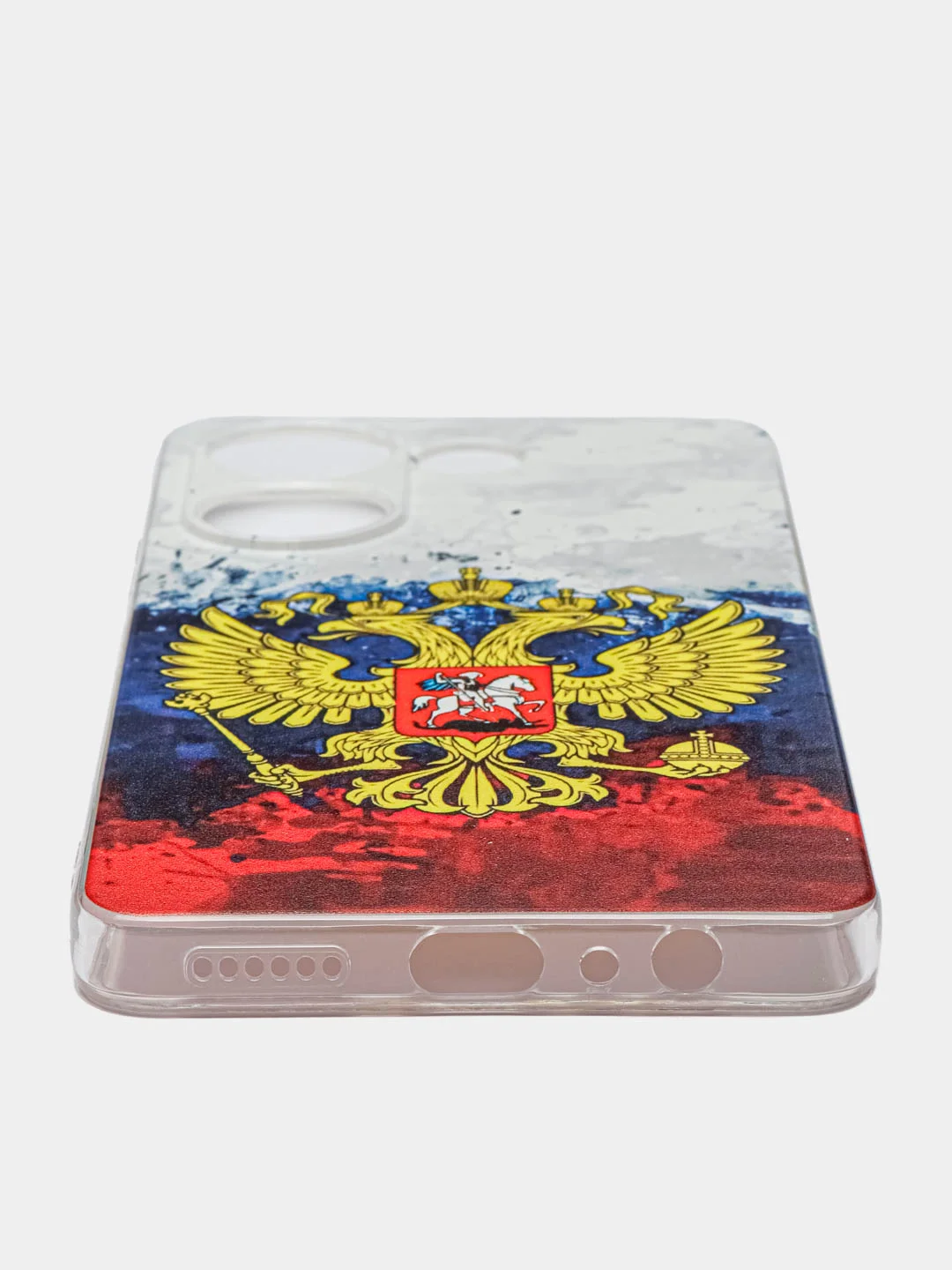 Синий чехол на Tecno Camon 20/20 Pro 4G (Текно Камон 20/20 Про 4G), с рисунком, защита камеры