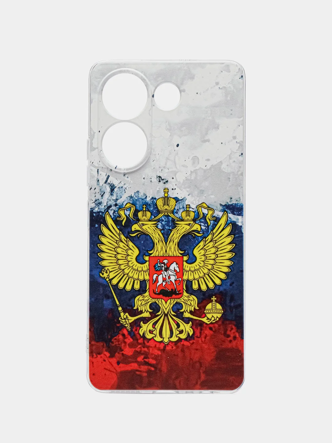 Синий чехол на Tecno Camon 20/20 Pro 4G (Текно Камон 20/20 Про 4G), с рисунком, защита камеры