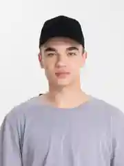 Черный бейсболка с металлической застежкой, кепка мужская, женская, детская, 4 цвета
