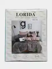 Тёмно-серый комплект постельного белья Lorida, 1,5 спальный размер
