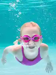 Черный очки для плавания и бассейна детские, 3 цвета