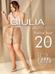 Колготки женские Giulia POSITIVE STYLE 20 COMFORT больших размеров