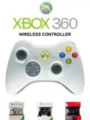Белый беспроводной геймпад для Xbox 360 и PC Xbox 360 controller