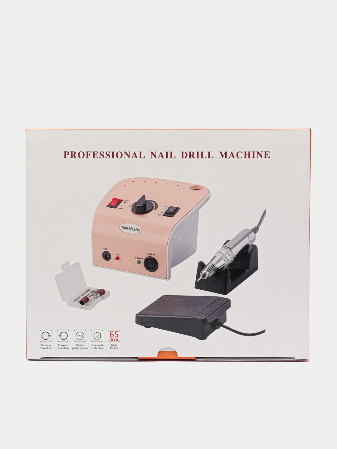 Золотой аппарат для маникюра и педикюра Nail Master 35000 об/мин