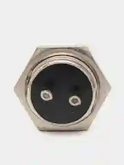 Разъем MIC16 2P штекер металл на корпус, Pro Legend