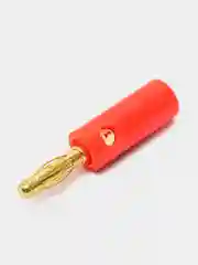 Разъем BANANA штекер пластик на кабель, винт, Gold, 2 шт., Pro Legend