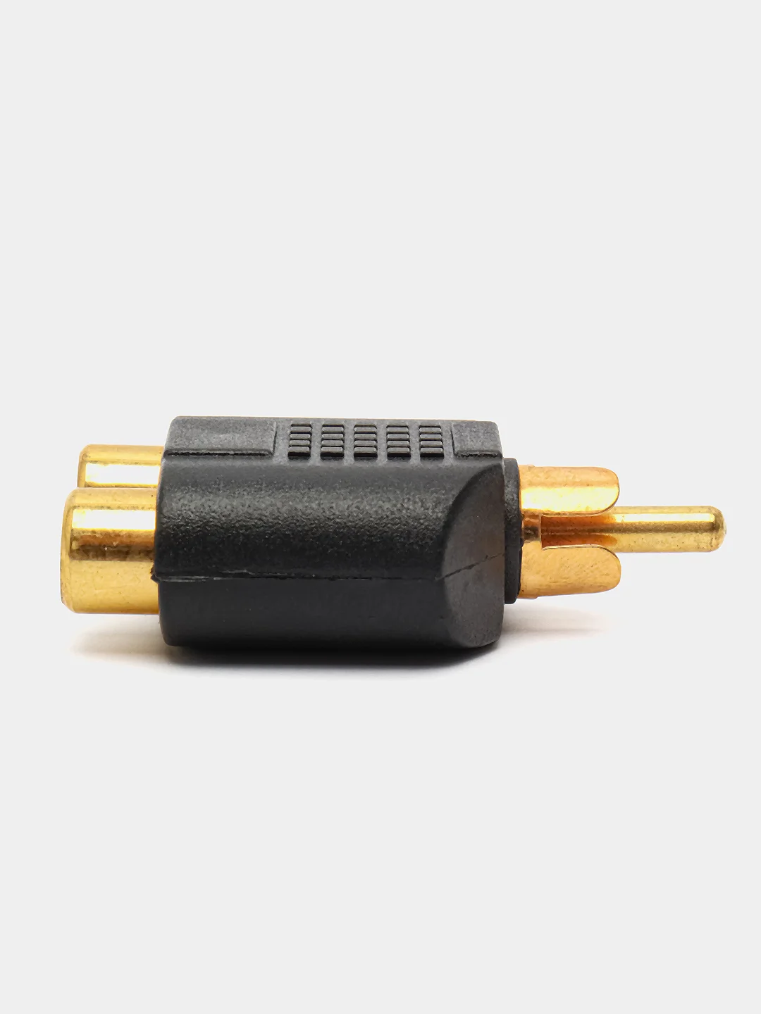 Переход RCA штекер - 2 x RCA гнездо пластик Gold, Gold, Pro Legend