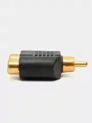 Переход RCA штекер - 2 x RCA гнездо пластик Gold, Gold, Pro Legend