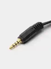 Переход 3.5мм штекер 4 контакта - 3 x RCA гнездо пластик с кабелем 0,3м, Gold, Pro Legend