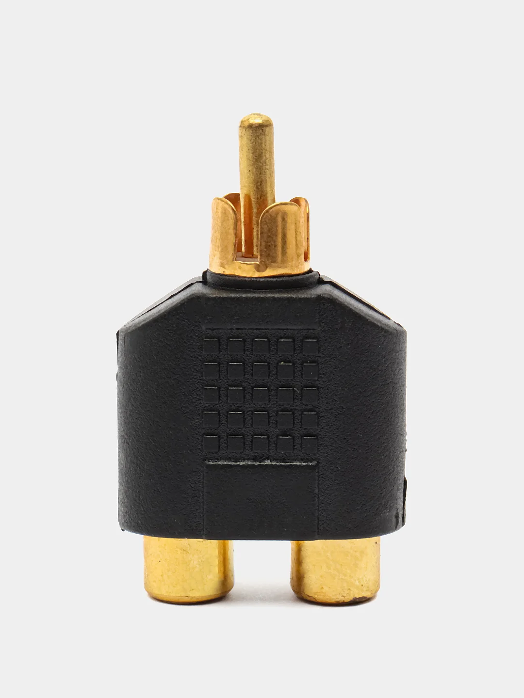 Переход RCA штекер - 2 x RCA гнездо пластик Gold, Gold, Pro Legend